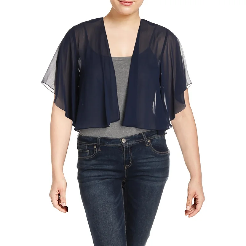 SLNY Womens Chiffon Sheer Bolero Adventure