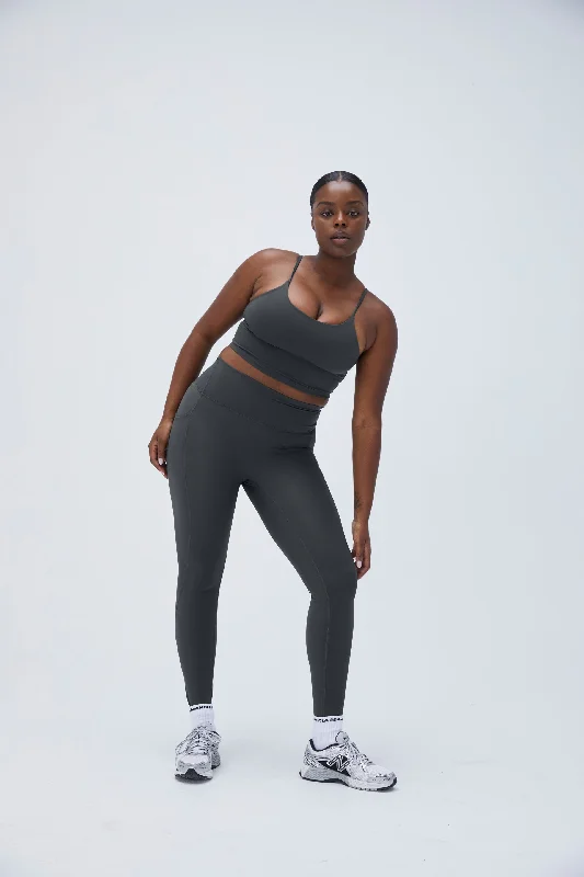 Ultimate Pocket Leggings - Graphite Grey British Gentlewoman Style