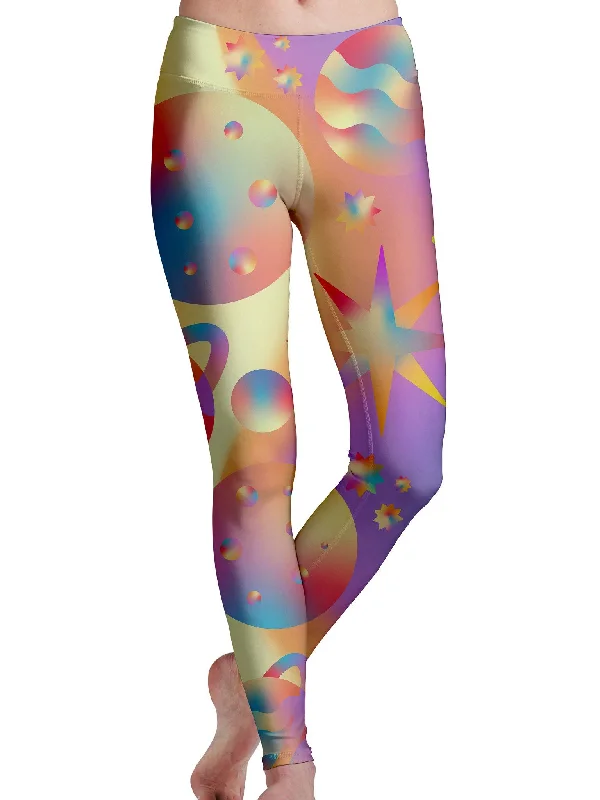 Space Gushers Leggings Geometric