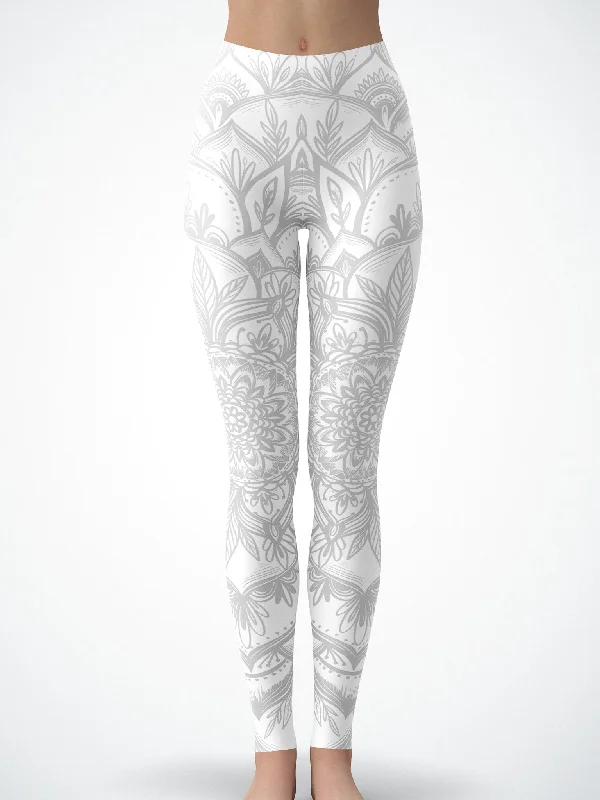 Yang Mandala Tights Earthy Women's Hemp - based
