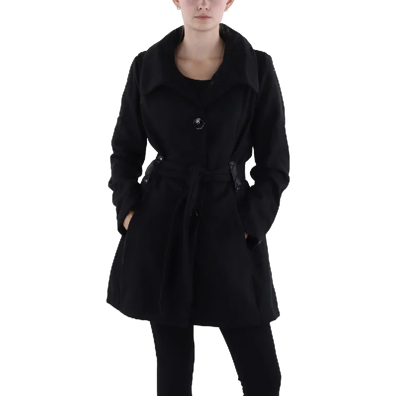 Steve Madden Womens Fleece Lightweight Overcoat performance