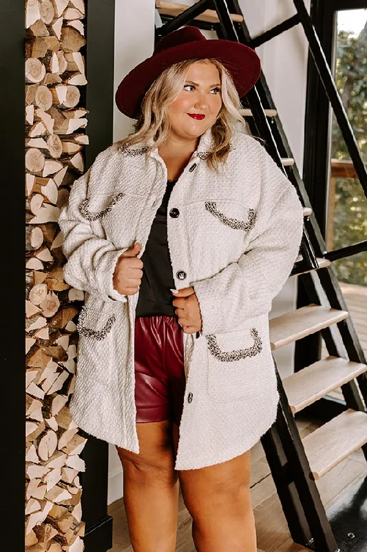 Comfy Glam Tweed Jacket Curves Earthy Women's Hemp - based