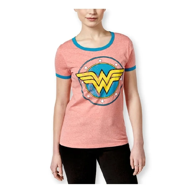 Bioworld Womens Shield Graphic T-Shirt Trendy Women's Oversized