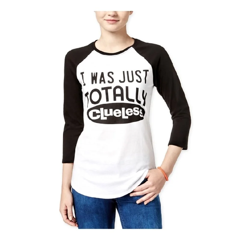 Hybrid Womens Totally Clueless Graphic T-Shirt Stylish Women's Tropical 