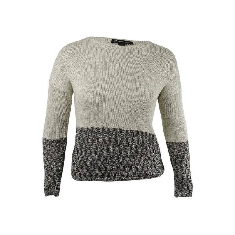Inc International Concepts Women's Colorblocked Sweater (M, Neutral) Cozy Women's Winter Inc International Concepts Women's Colorblocked Sweater (M, Neutral) Cozy Women's Winter