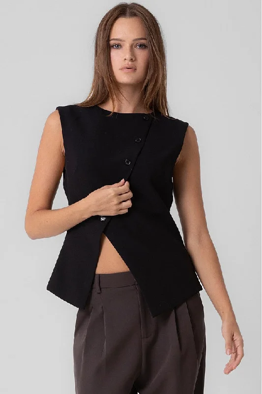 Samaria Asymmetrical Top Stylish Women's Tropical 