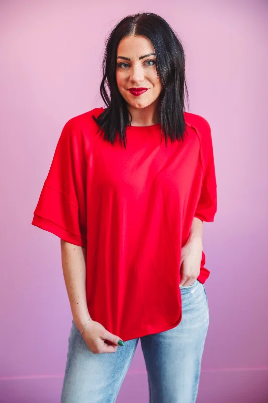 Cami Tee-Red Refined Women's Classic 