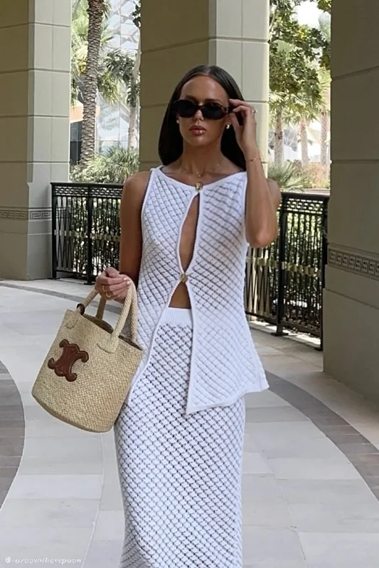 Guiliana Sleeveless Knit Top - Ivory Confident Women's High - fashion