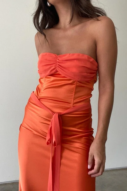 Camie Satin Bustier Top British Gentlewoman Style