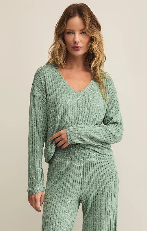 Valentina Rib LS Top Tough Women's Military - inspired