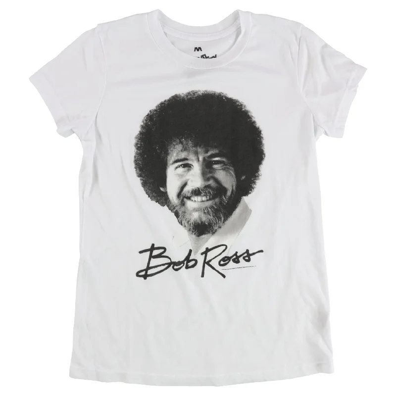 Local Celebrity Womens Short Sleeve Graphic T-Shirt, White, Medium Sustainable Organic