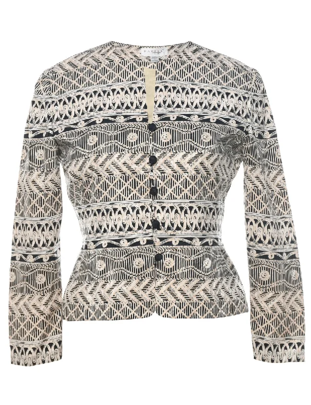 Button Front Jacket - M Cool Women's Skate