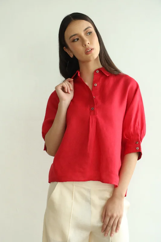 Giselle Linen Top Women