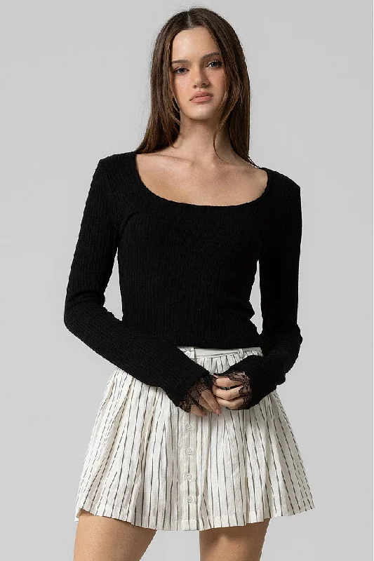 Terin Square Neck Top Contemporary 