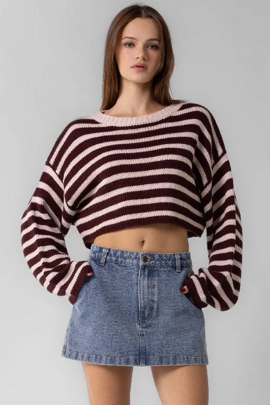 Atlas Striped Sweater Refined Women's Classic 