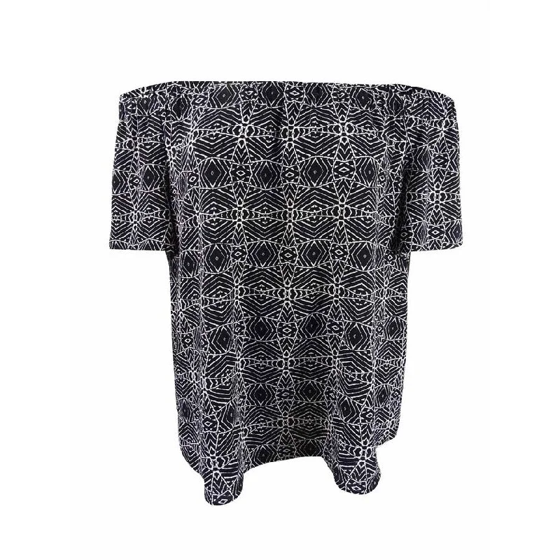 Vince Camuto Women's Off-The-Shoulder Blouse (L, Rich Black) Youthful Women's Anime - inspired Vince Camuto Women's Off-The-Shoulder Blouse (L, Rich Black) Youthful Women's Anime - inspired