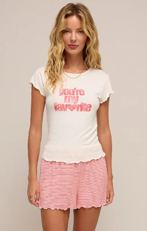 Youre My Favorite Tee Youthful Women's Anime - inspired