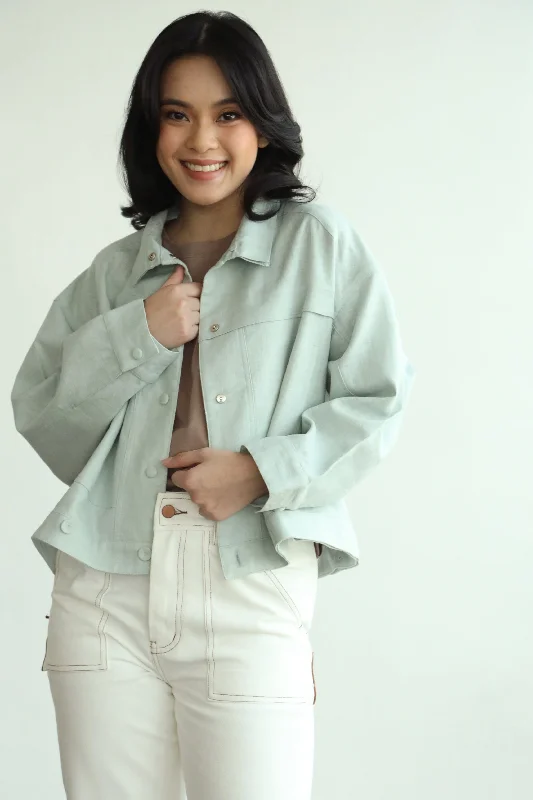 Yana Linen Jacket Minimalist Women's Casual