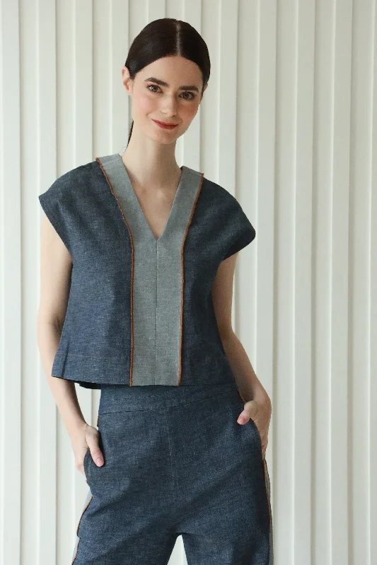 Ethel Denim Top garde