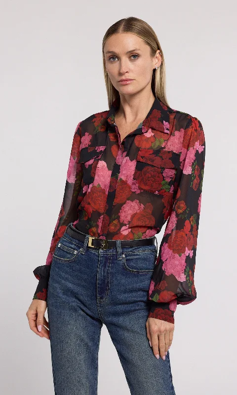 Oslo Floral Shirt Sophisticated Women's 