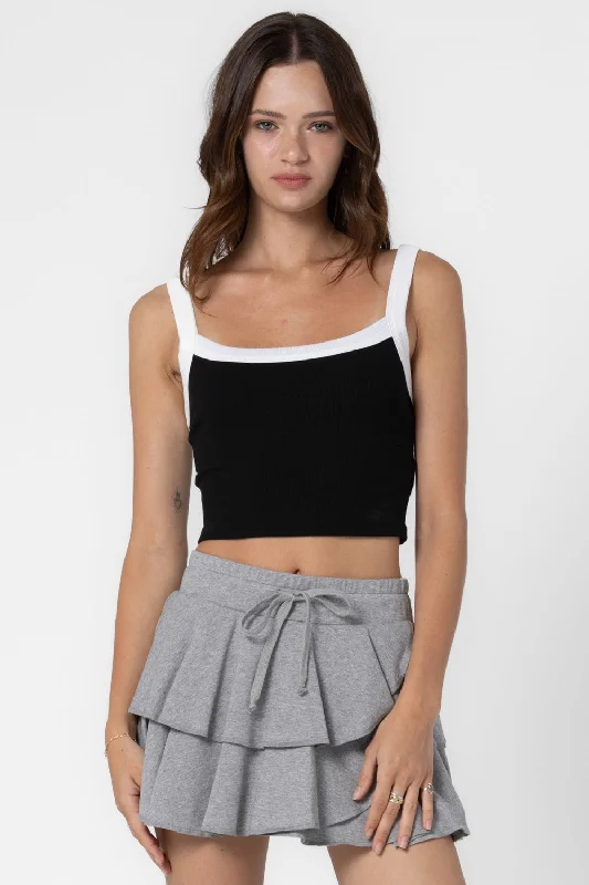 Vanna Ribbed Tank Classic Women's Tweed