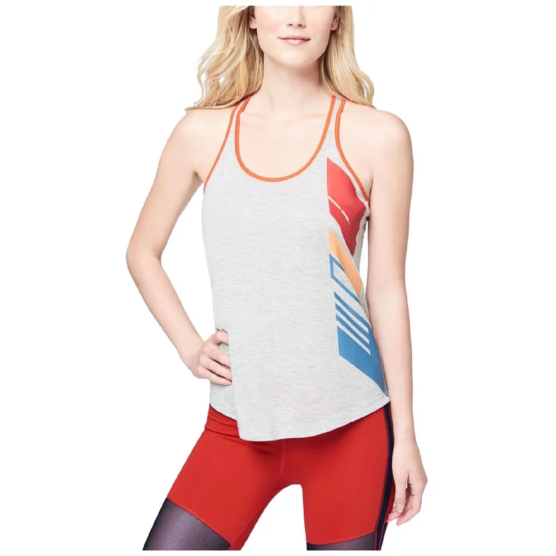 Aeropostale Womens Diagonal Print Racerback Tank Top Relaxed Women's Beachy