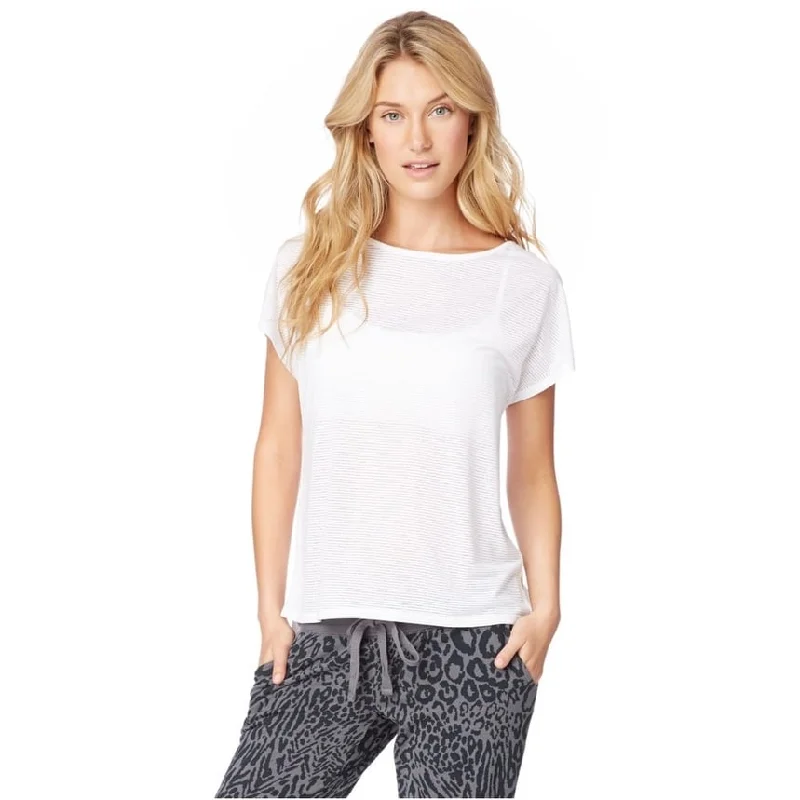 Aeropostale Womens Striped Cocoon Embellished T-Shirt Athletic Women's 