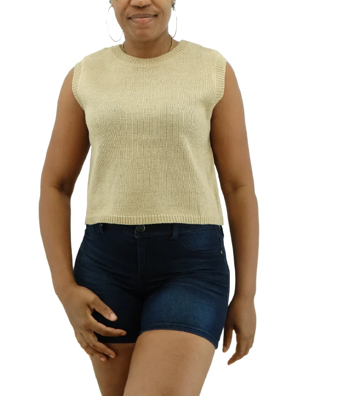 412290016GOCR, Praga - Ladies Dressy Cropped Tee (S-L) Minimalist Women's Casual