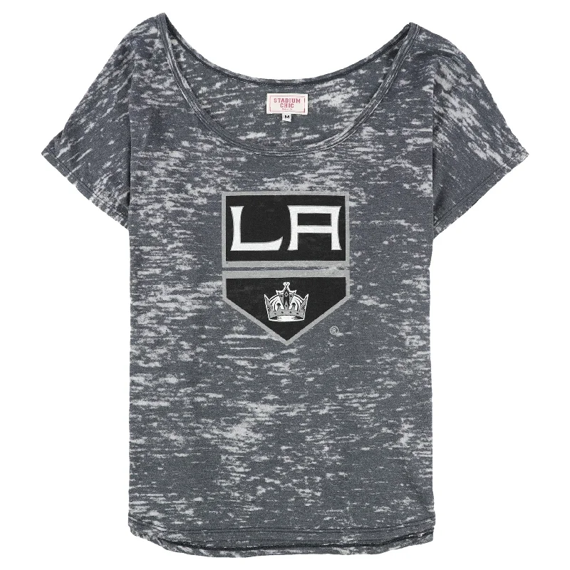 Stadium Chic Womens La Kings Graphic T-Shirt Cashmere