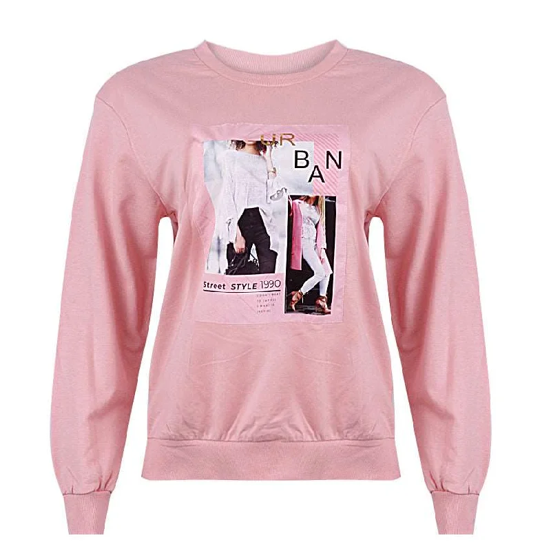 Casual Jersey Tops Youthful Women's Anime - inspired