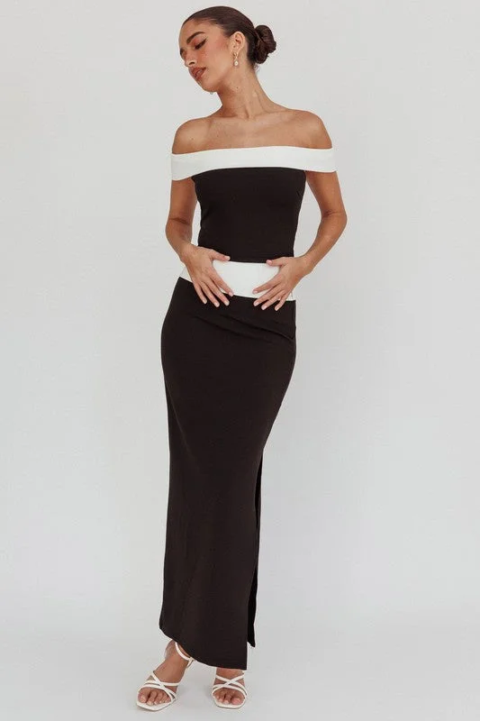 Luther Off Shoulder Top Laid - back Women's Vibe