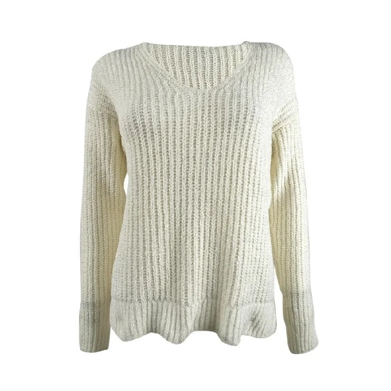 Lucky Brand Women's Chenille V-Neck Sweater Sophisticated Women's 