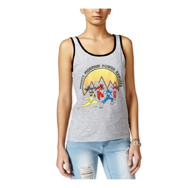 Freeze Cmi Inc. Womens Ringer Power Rangers Tank Top French